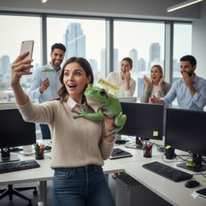 office frogging