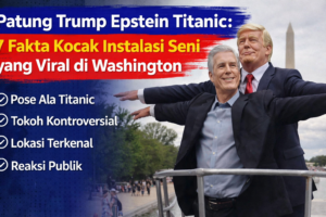 patung trump epstein